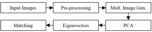 Fig. 1. Two dimensional multi-band PCA (2D-MBPCA) method Pipeline. 