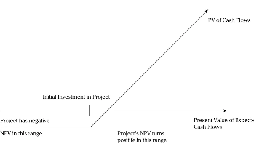 Figure 1. The Option CALL to Delay a Project (Damodaran,2001)