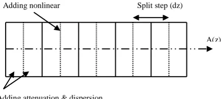 Fig. 1: Split-step Fourier method. 