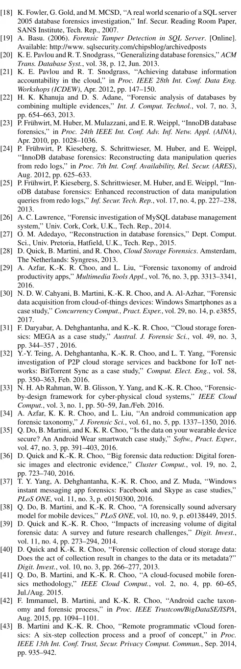 table relationship analysis techniques,’’ in Proc. 2nd Int. Conf. Comput.