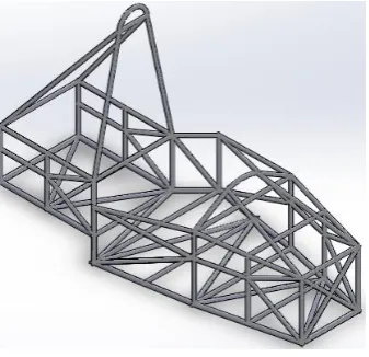 Figure 3 – Deformation during the front impact test 