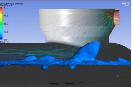 Figure 7 – The beginning of separation formation 