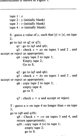 Figure 1. ATM Program for the Recursion Scheme. 