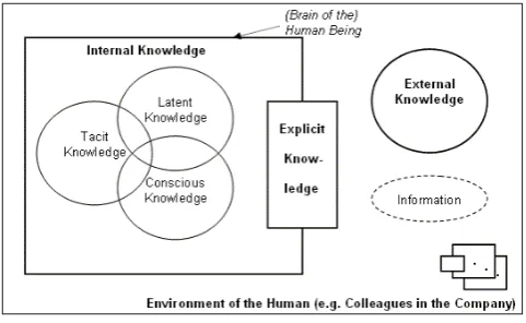 Fig. 1.  Conception of knowledge types 