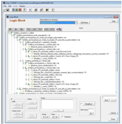 Figure 9 – Interface of ES development 