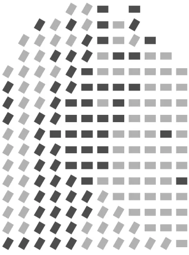 Figure 3.4: The visualization is an example of the combined use of hue and brightness indisplaying information
