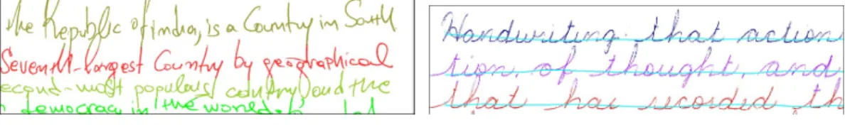 Figure 16. Main limit of our method: assignation of pixels to lines