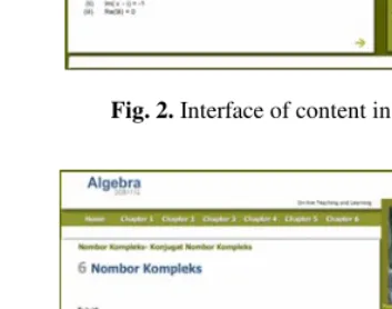 Fig. 1. Website view 