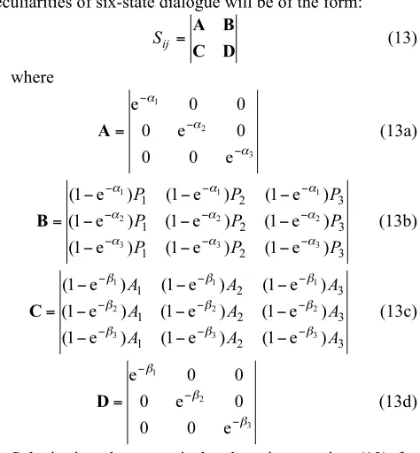 Fig. 4. Graph of the four-state model 