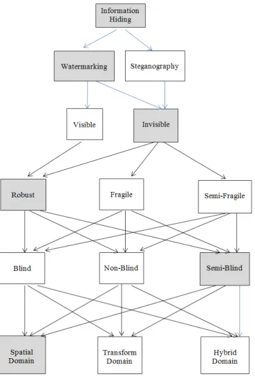 Figure 1.1 .Diagram of the Approach of the study In this diagram, the gray boxes show the path of this study