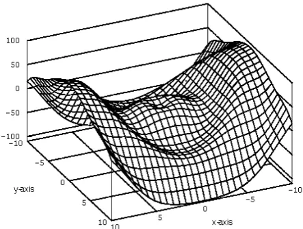 Fig. 2.  The graph of the 1st test function (7). 