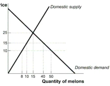 Figure 4-8: Market for Melons in Meloncholy II 