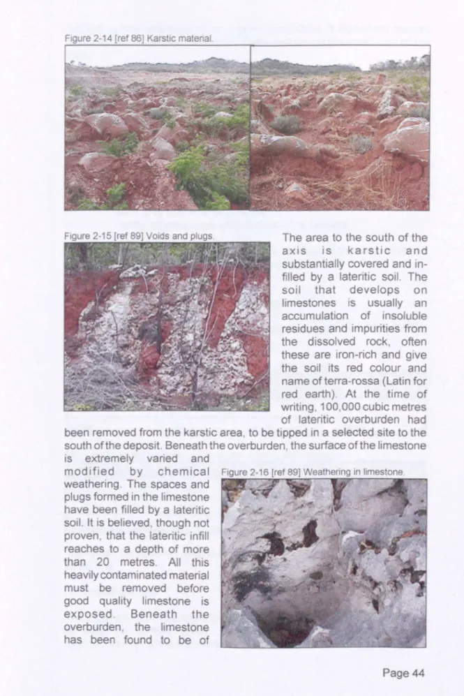 Figure 2-14 [ref 86] Karst ic materia l.