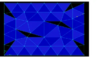 Fig. 9.  Rectangular computational domain with a set of boundary  edges 