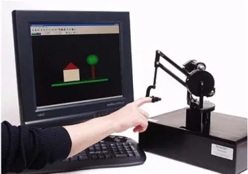 Fig 1. The PHANToM™ device, created by  SensAble  Technologies Inc.
