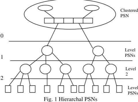 Fig. 1 Hierarchal PSNs 