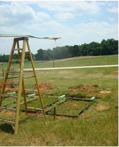Figure 10.  Infiltration using the Simulated Rainfall Method.    