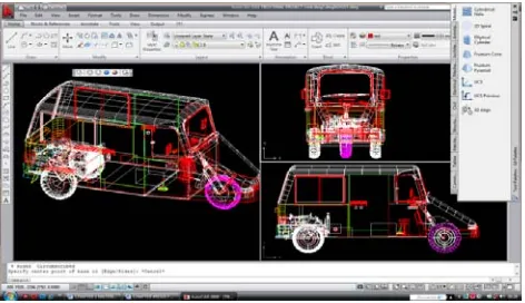 Table 1:  Some of the Dimensions of the Tricycle  Used For The Modeling 