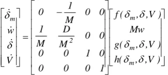 Fig. 1, equations (12), (13), (14) and (15) could be The derivation of Lyapunov Function for the system in determined as  