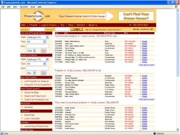 Figure 1.3: PropertyInside.com main page 