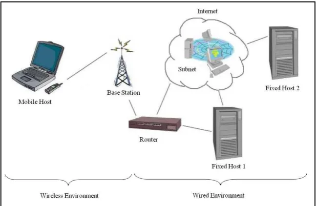 Figure 1.1: A Heterogeneous Network (Saarto, 2003). 