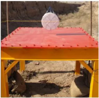 Figure 2: Structure setup of full scale test 