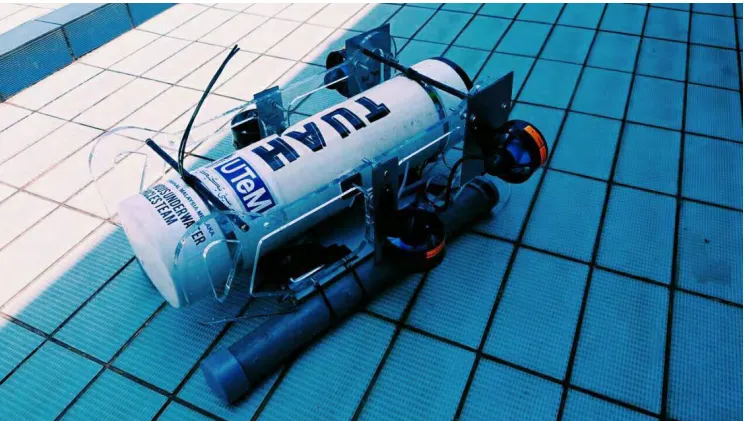 Figure 3 Tuah Autonomous Underwater Vehicle 