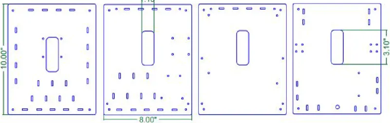 Figure 4: PLANR Body Plates [Top (left) to Bottom (right)]. High-Resolution on Page 19