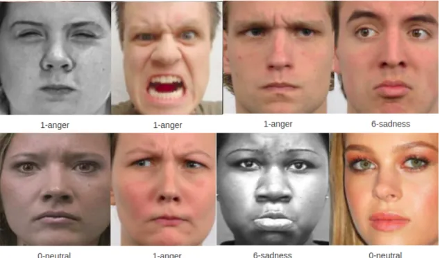 Figure 6.2: Differences and intensity in poses interpreting anger