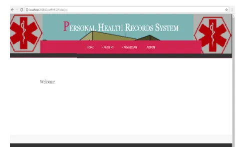 Figure 3: Home page of the proposed System 