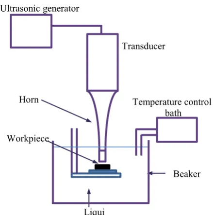 Fig.  1. Schematic of proposed Ultrasonic Cavitation Machine (UCM). d  