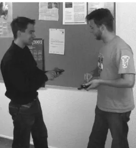 Figure 6 A picture of two users that have found that they have matching interests 