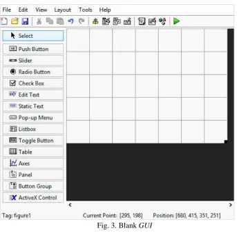 Fig. 3. Blank GUI 