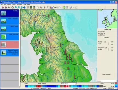 Figure 1.5: Example of Spatiotemporal Analysis in STEMGis. 