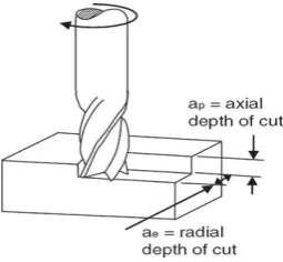 Fig. 1. Illustration of end milling process.