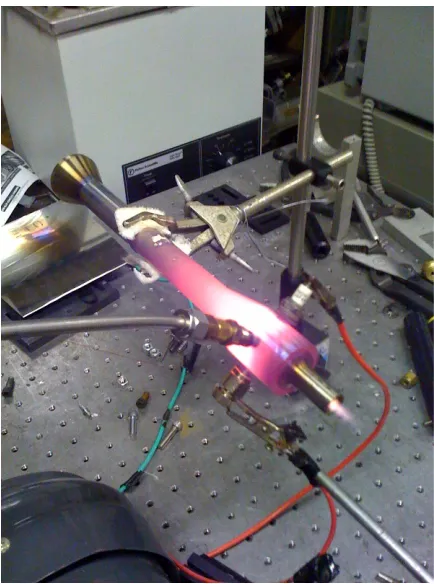 Figure 1-6: Running 25 cm pulsejet 