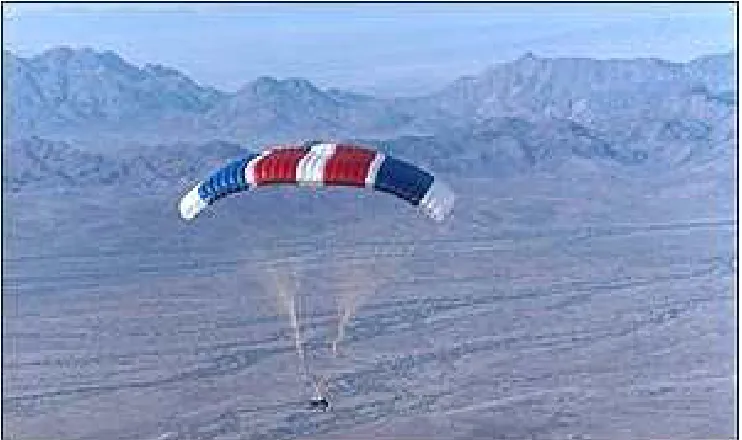 Figure 22. Autonomously Steered Parafoil drop test