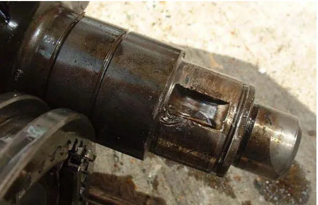 Figure 1.1: Broken Keyway 