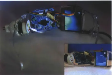 Figure  2-6:  Our  glasses consist  of an LED light  source and  inexpensive  CMOS  camera