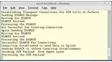 Figure 3.14: Connection setup using DSA (SS) 