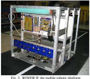 Fig. 3.  ROVER II: the mobile robotic platform 
