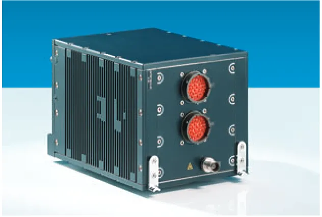 FIG 3 The software-defined VHF/UHF Transceiver R&S ® MR6000R from the R&S ® M3AR family.