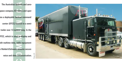 FIG 2 The operators‘ The DTCC is equipped with high-grade units (FIG 2), including the field-room of the 