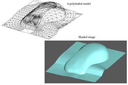 Figure 2.3 The polyhedral model of a computer mouse