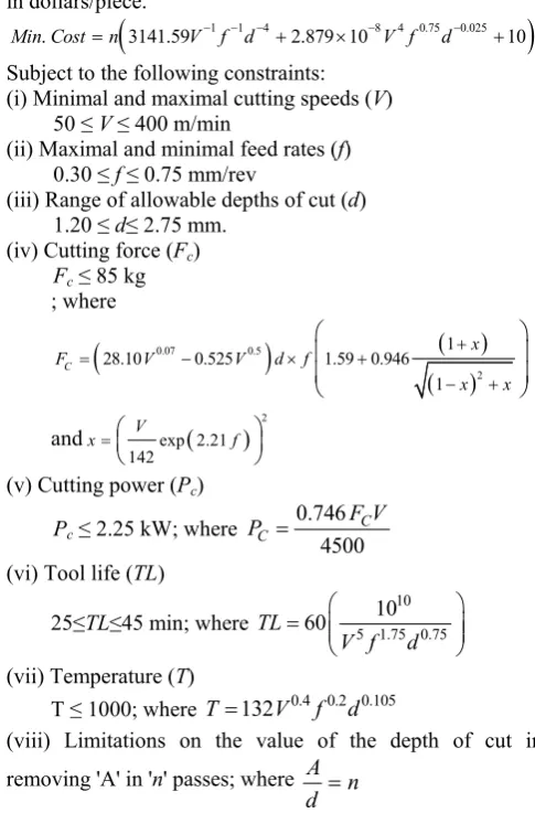 Fig. 2. Pseudo code of of the FFA Meta-heuristic. 