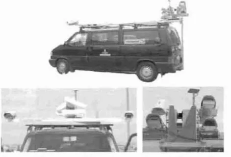 Figure 4 Sensor configuration on the mob ile mappingvan ofVISIMIND AS