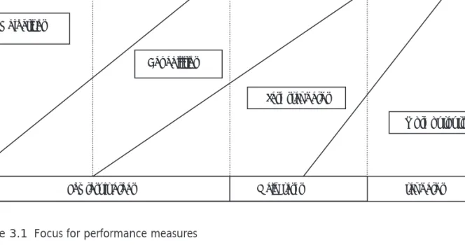 Figure 3.1 Focus for performance measures