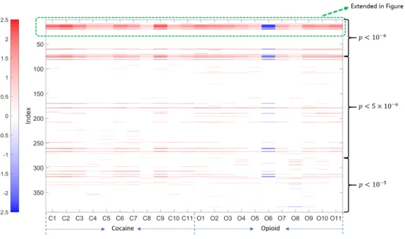 Fig. 2.5: The recovered G by our method for the Cocaine-Opioid SUD dataset.
