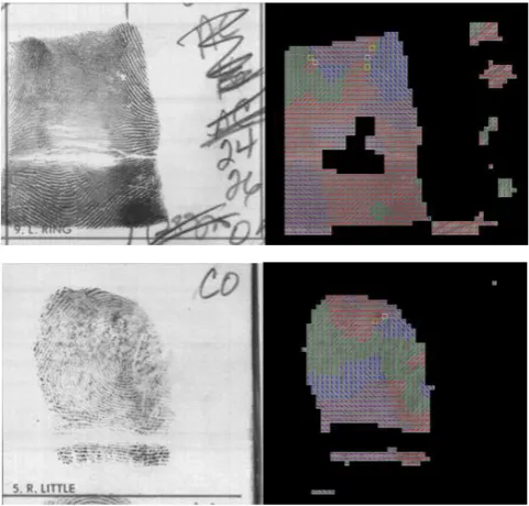 Fig. 10 Poor quality fingerprints 