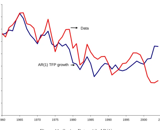 Figure 11: Saving Rate with AR(1)